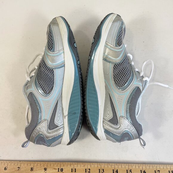 Skechers Shape Ups Toning Accelerators Sneakers 7.5 Womens Gray Leather 12320 - Picture 6 of 13